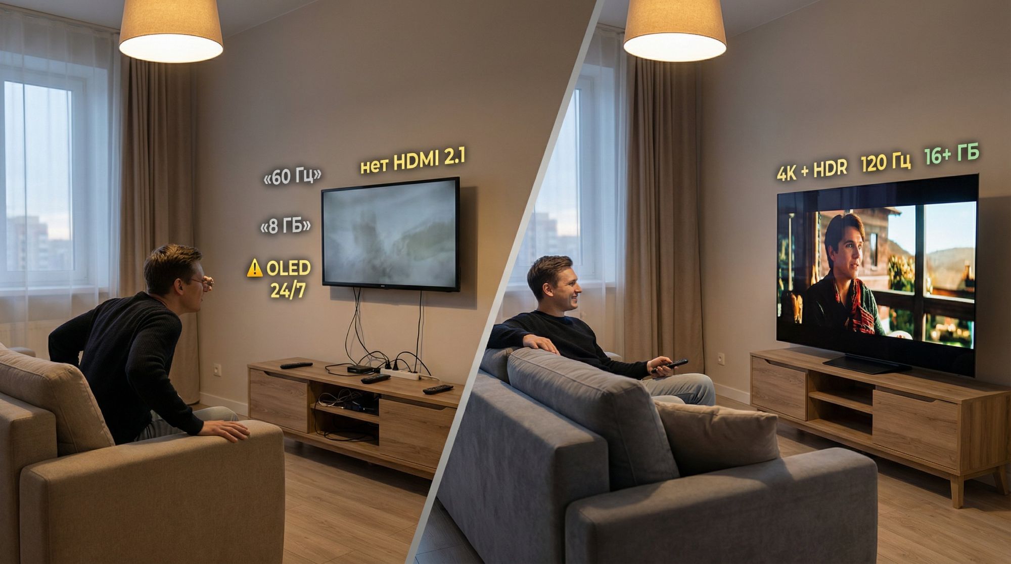 Основные ошибки при выборе телевизора Основные ошибки при выборе телевизора. Разбираем примеры