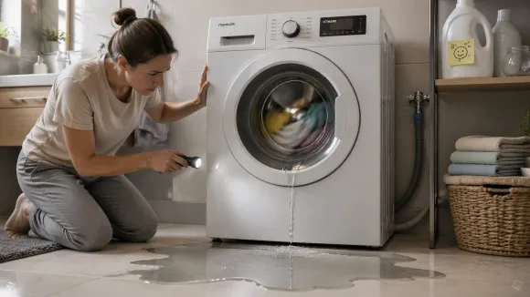Течет стиралка при отжиме: ищем протечку за 15 минут