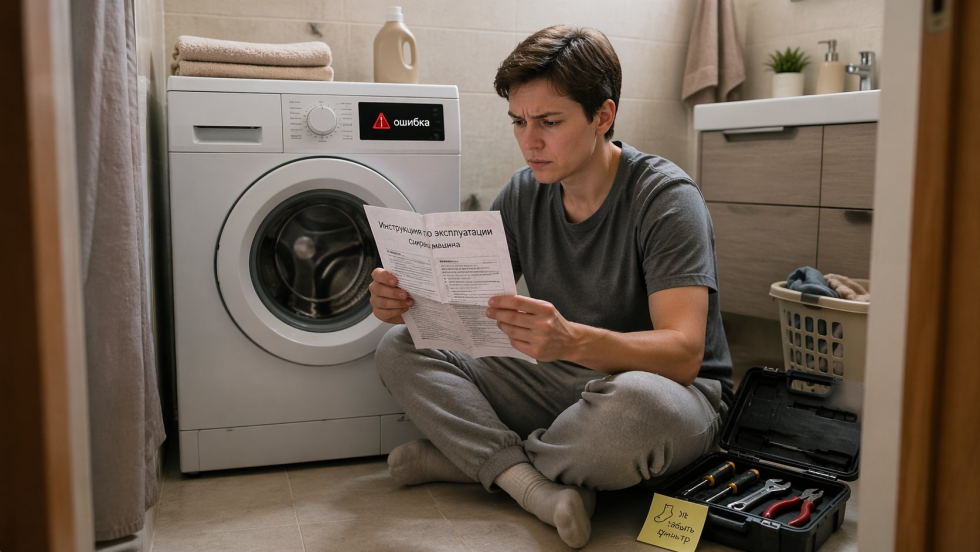 Стиральная машинка перестала работать: анти‑паника и анти‑развод