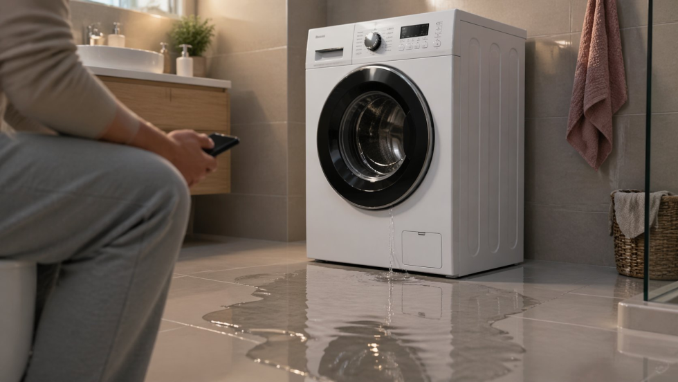 Течет выключенная стиральная машина: как найти протечку