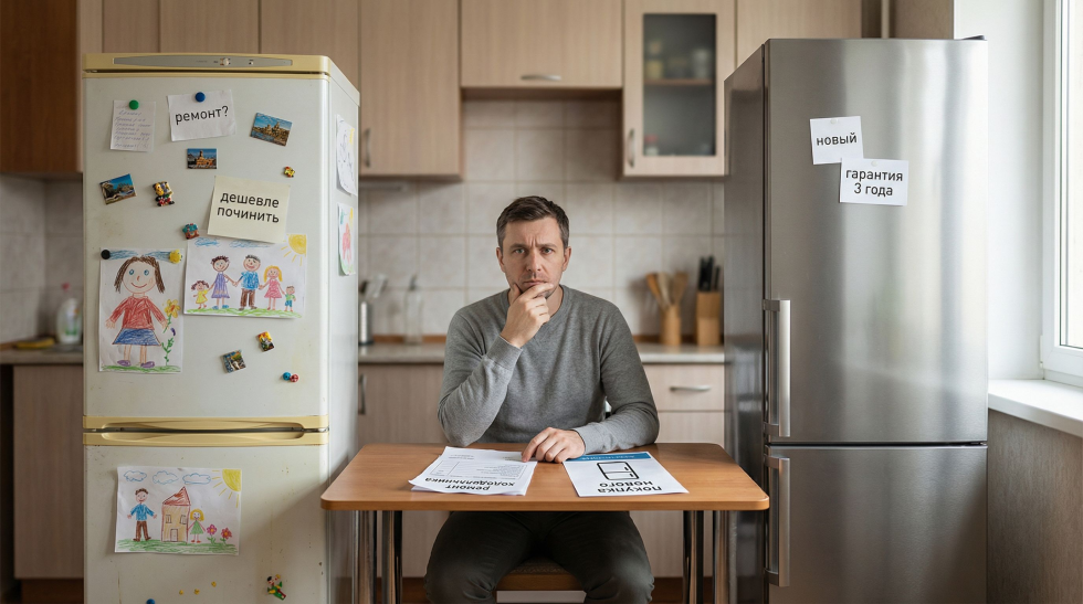 Сломался старый холодильник: ремонтировать или купить новый