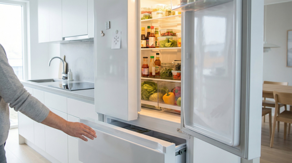 При закрытии морозилки открывается холодильник: причины и решения