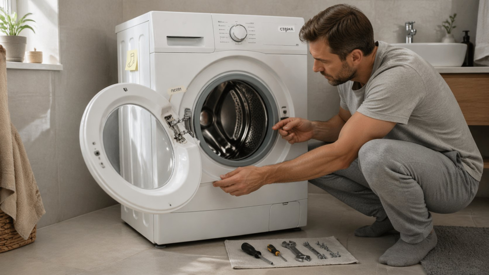 Сломалась петля люка стиральной машины: меняем без лишних поломок