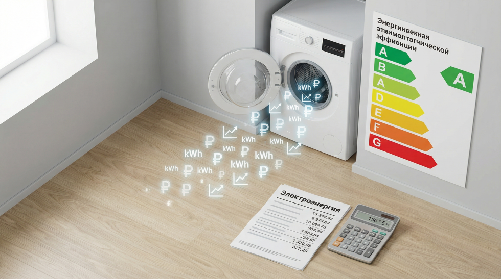 Сколько электроэнергии потребляет стиральная машина и как снизить расход