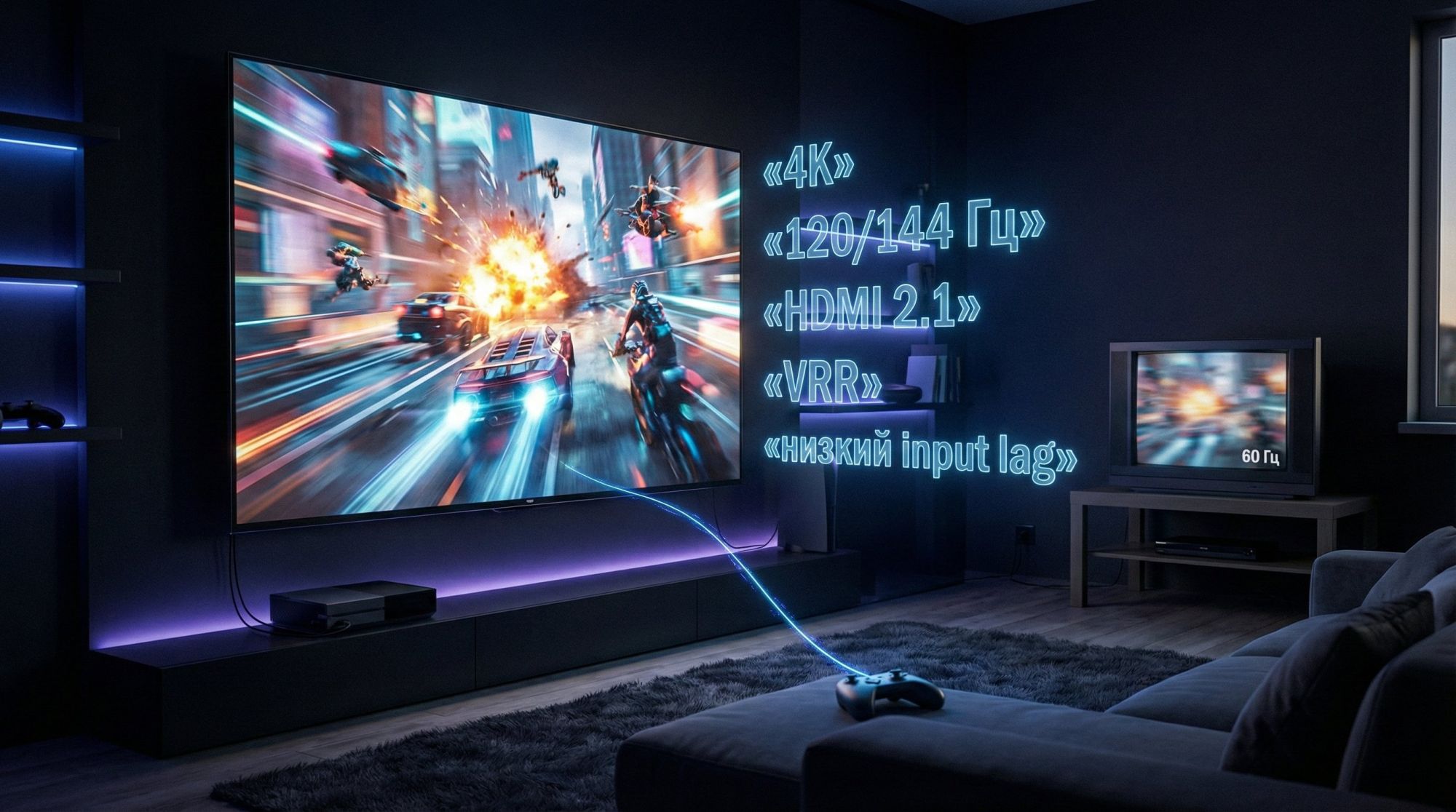 Телевизоры для игр и консолей нового поколения Телевизоры для игр и консолей нового поколения. Примеры