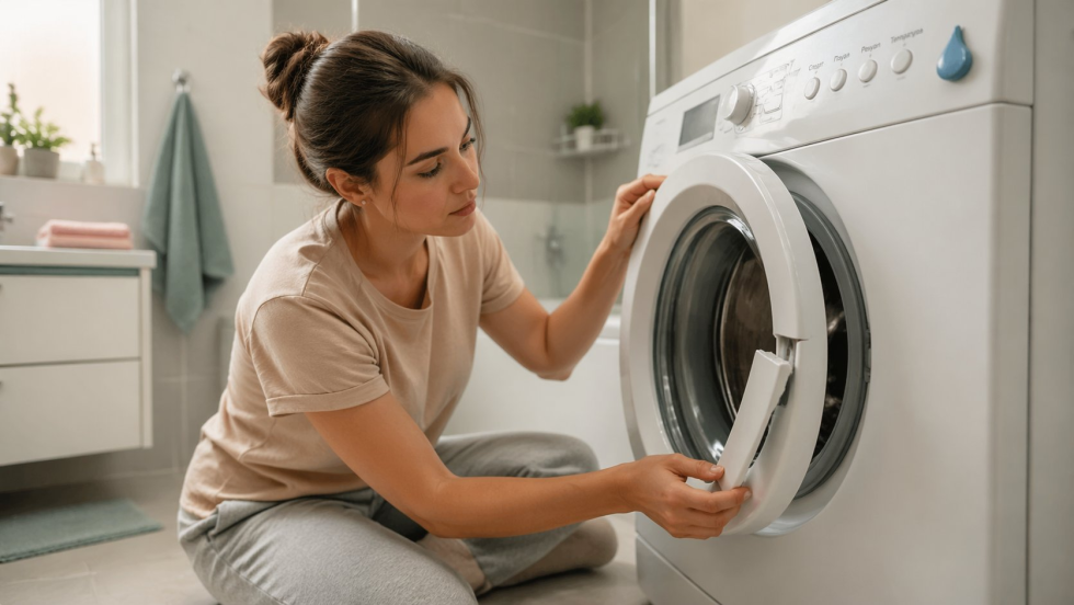 Сломалась ручка люка стиральной машины: что делать