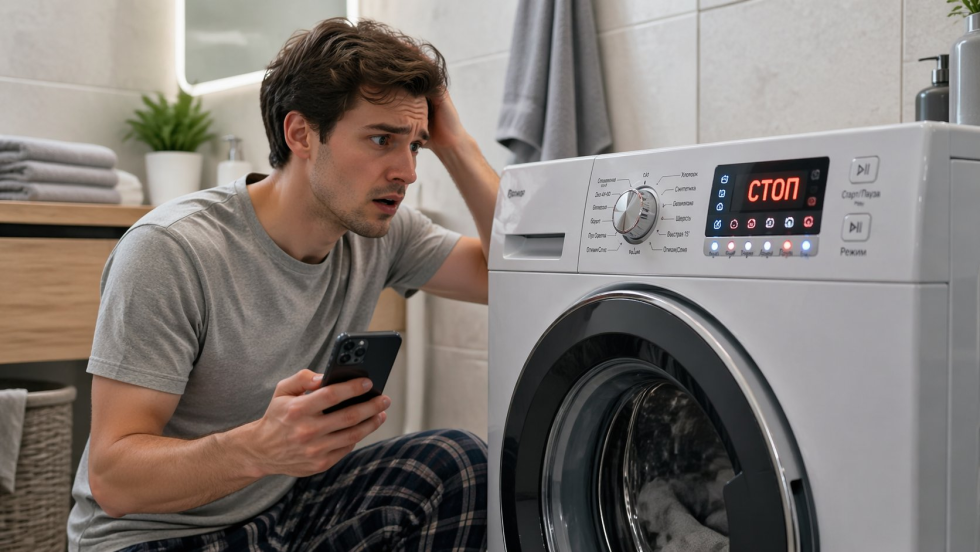 Стиральная машина сама включается и выключается: безопасная проверка